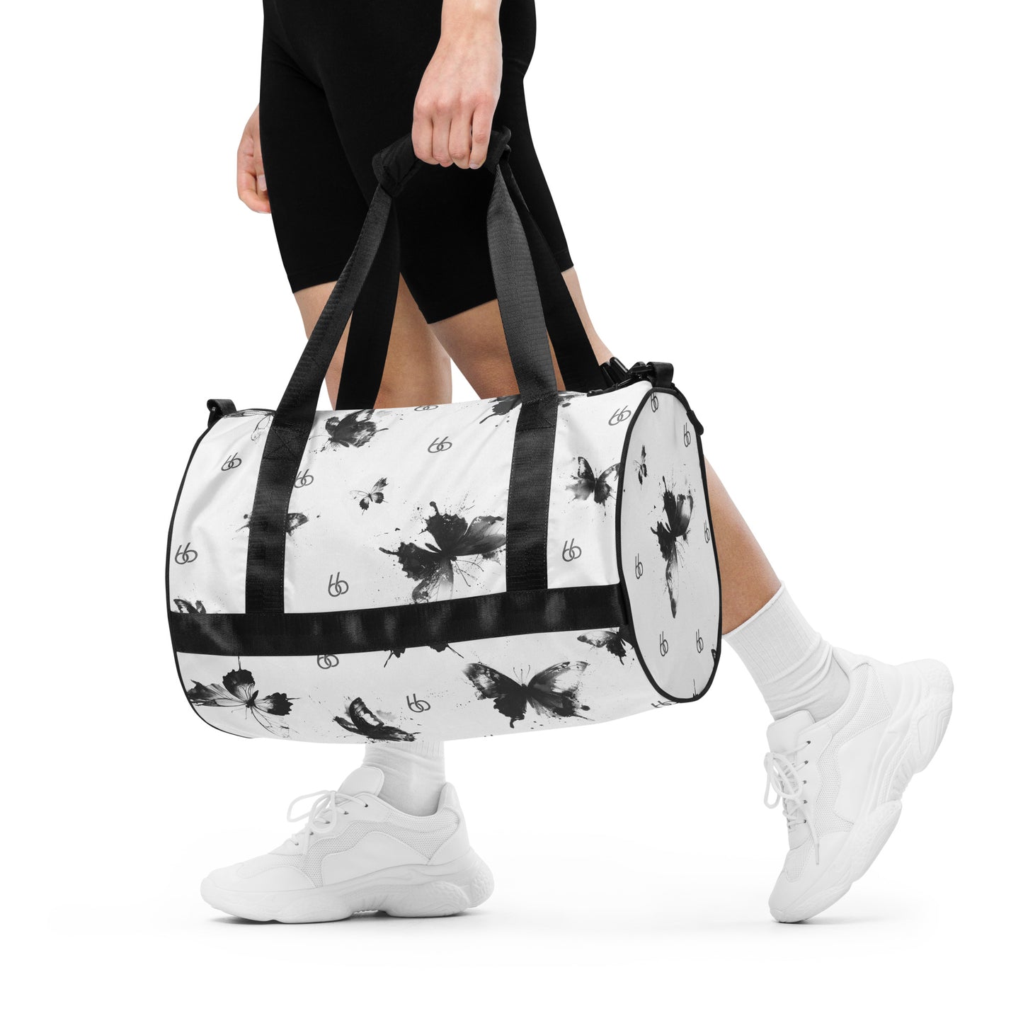 Black+White “Translucent Butterfly” L X V I Duffle Bag