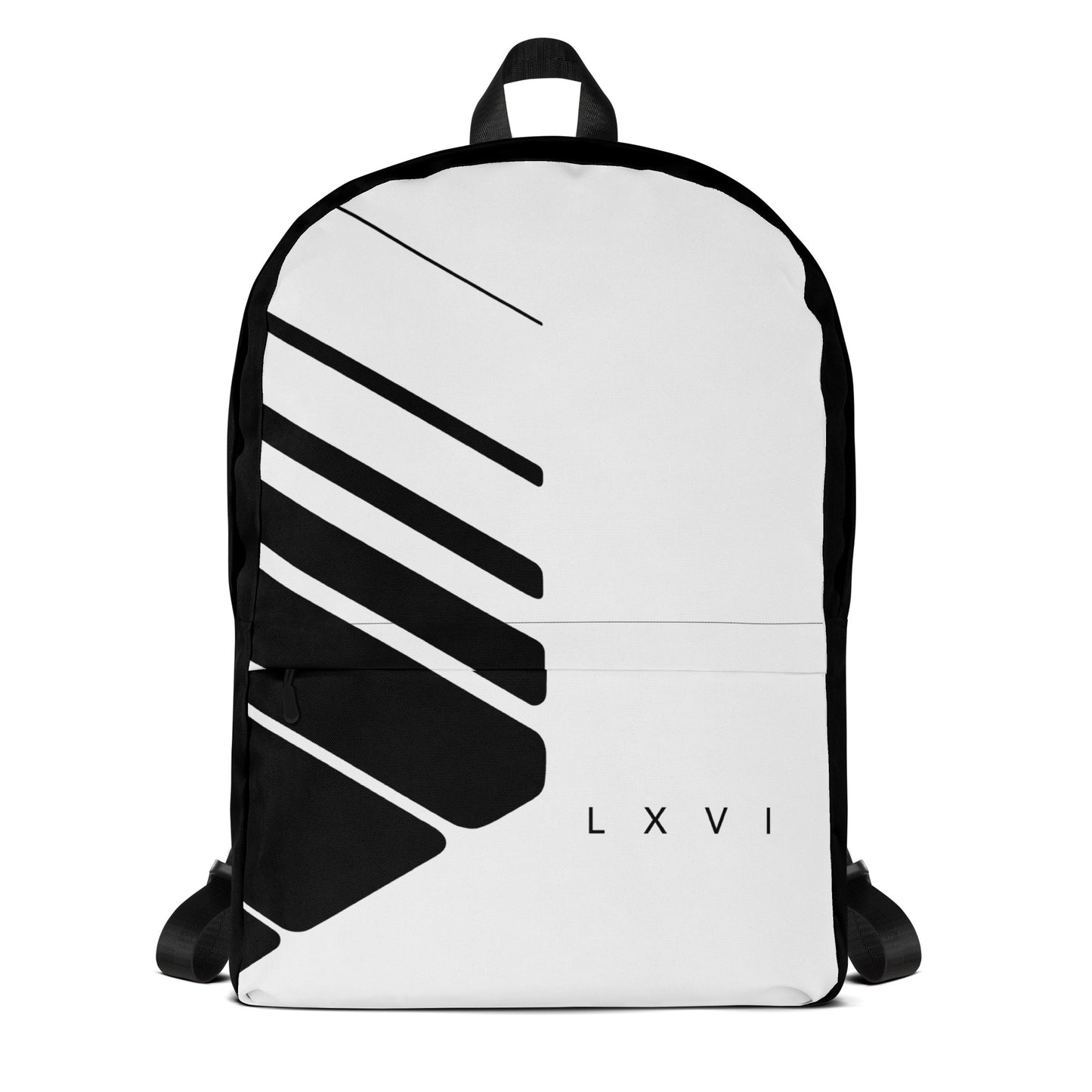 White+Black L X V I Backpack