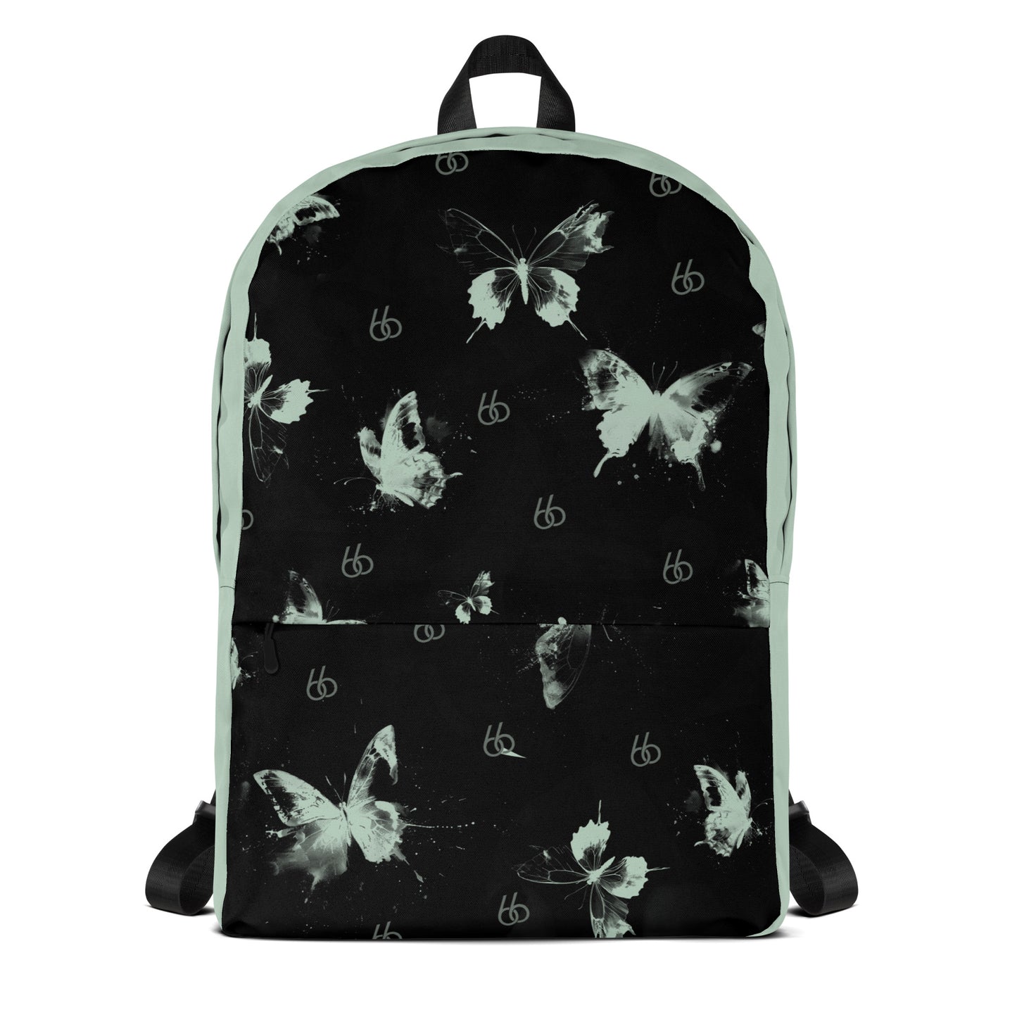 Pastel Green+Black “Translucent Butterfly” L X V I Backpack