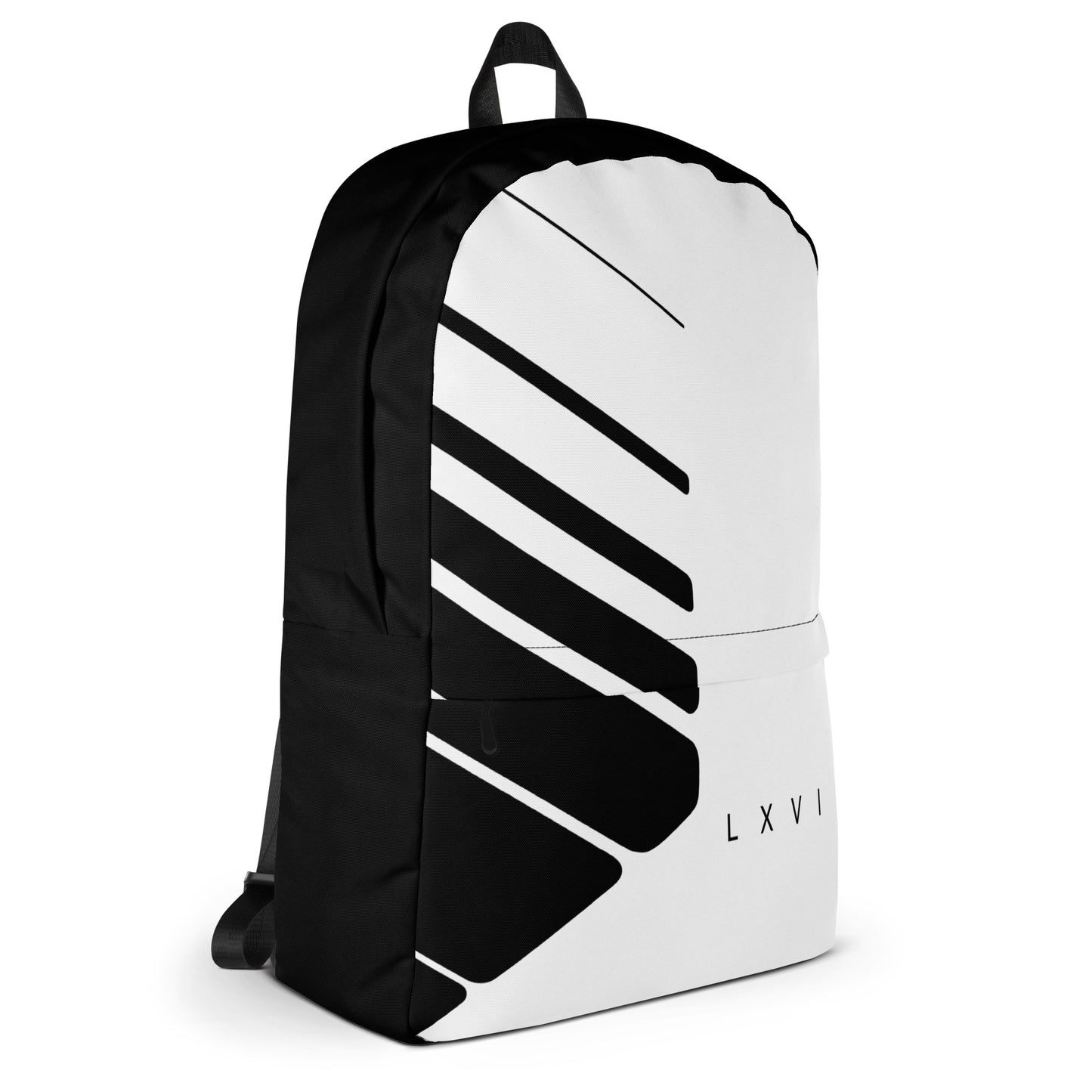 White+Black L X V I Backpack