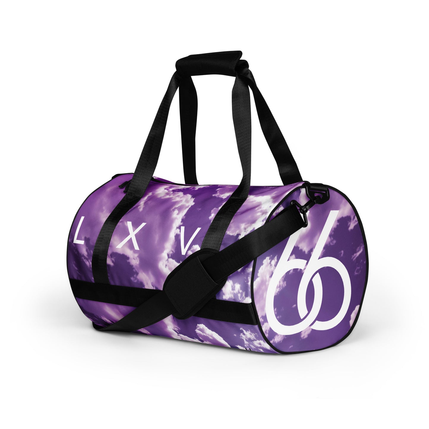 “Purple Sky” L X V I Duffle Bag