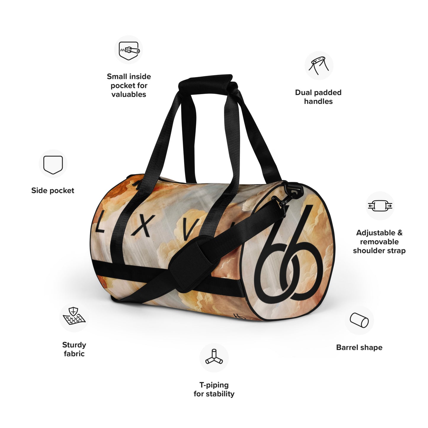 “Heaven Sent” L X V I Duffle Bag