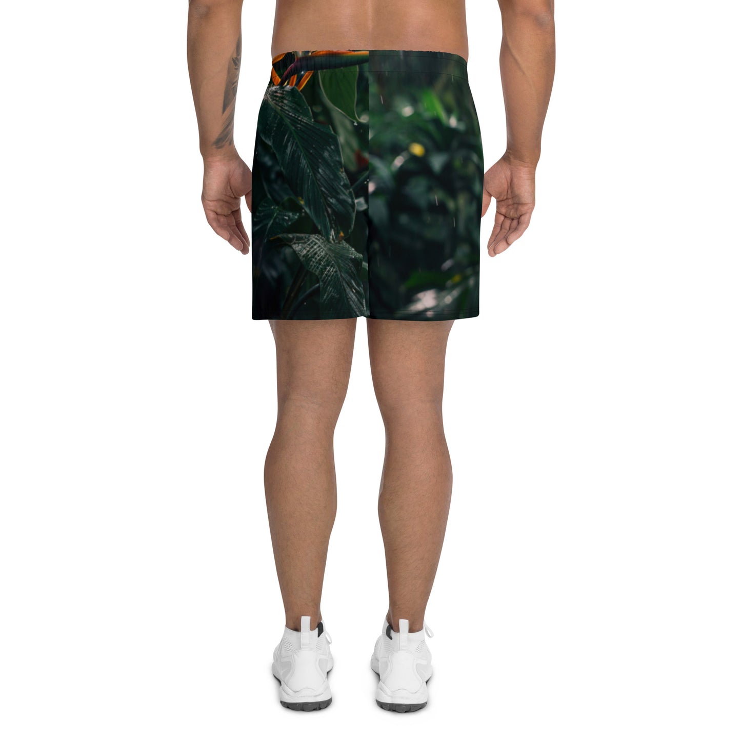 “Bird of Paradise” Guy's L X V I Recycled Athletic Shorts