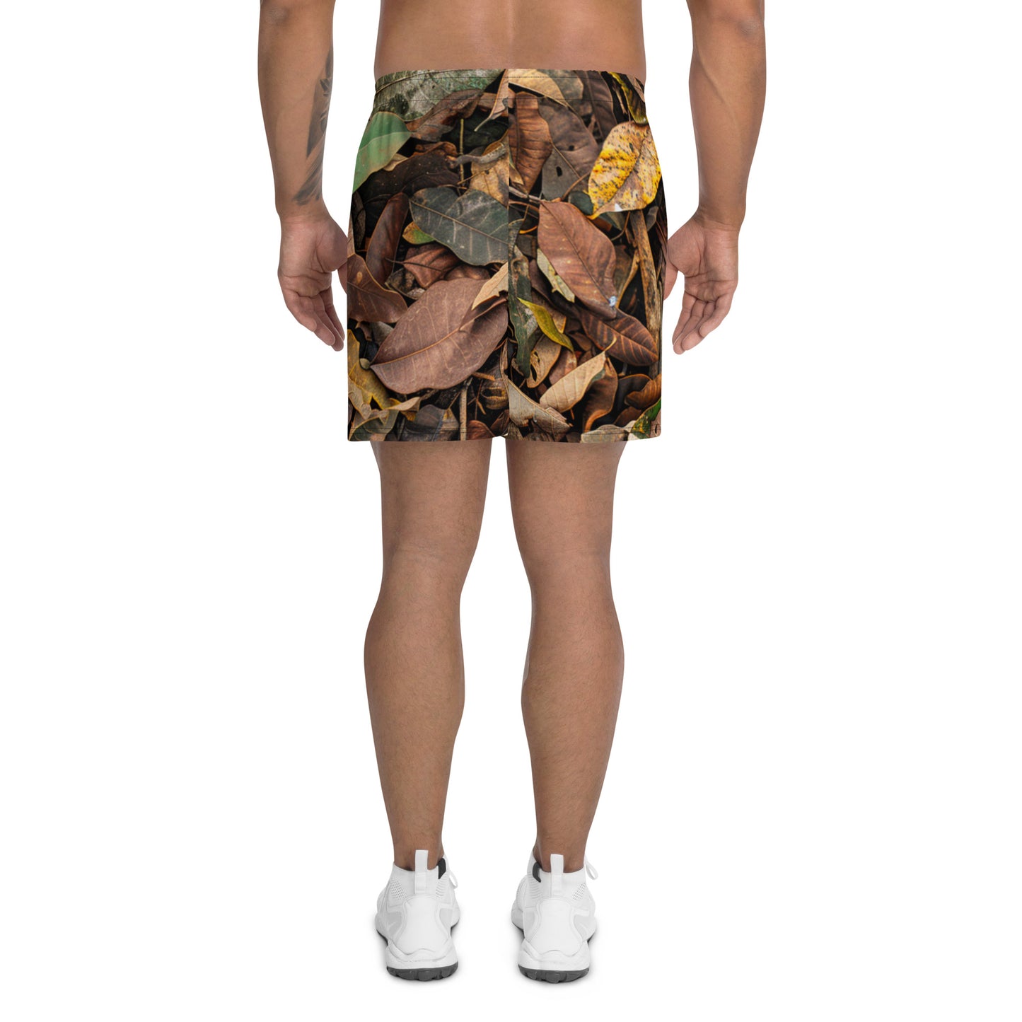 “Jungle Floor Camo” Guy's Recycled Athletic Shorts