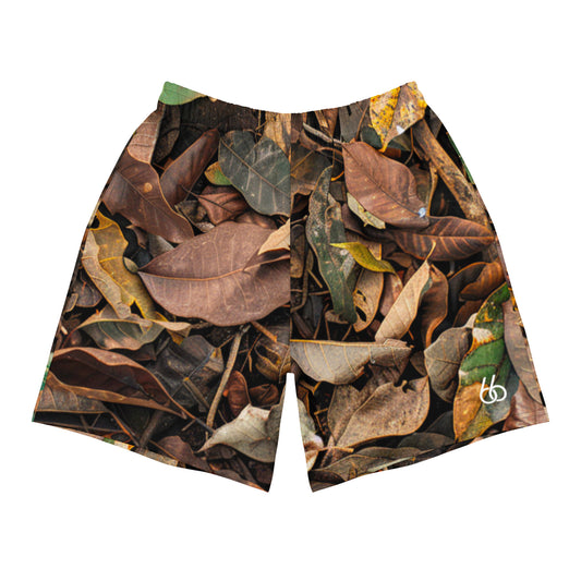 “Jungle Floor Camo” Guy's Recycled Athletic Shorts