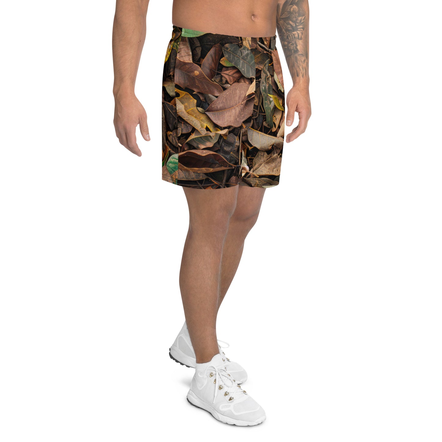 “Jungle Floor Camo” Guy's Recycled Athletic Shorts