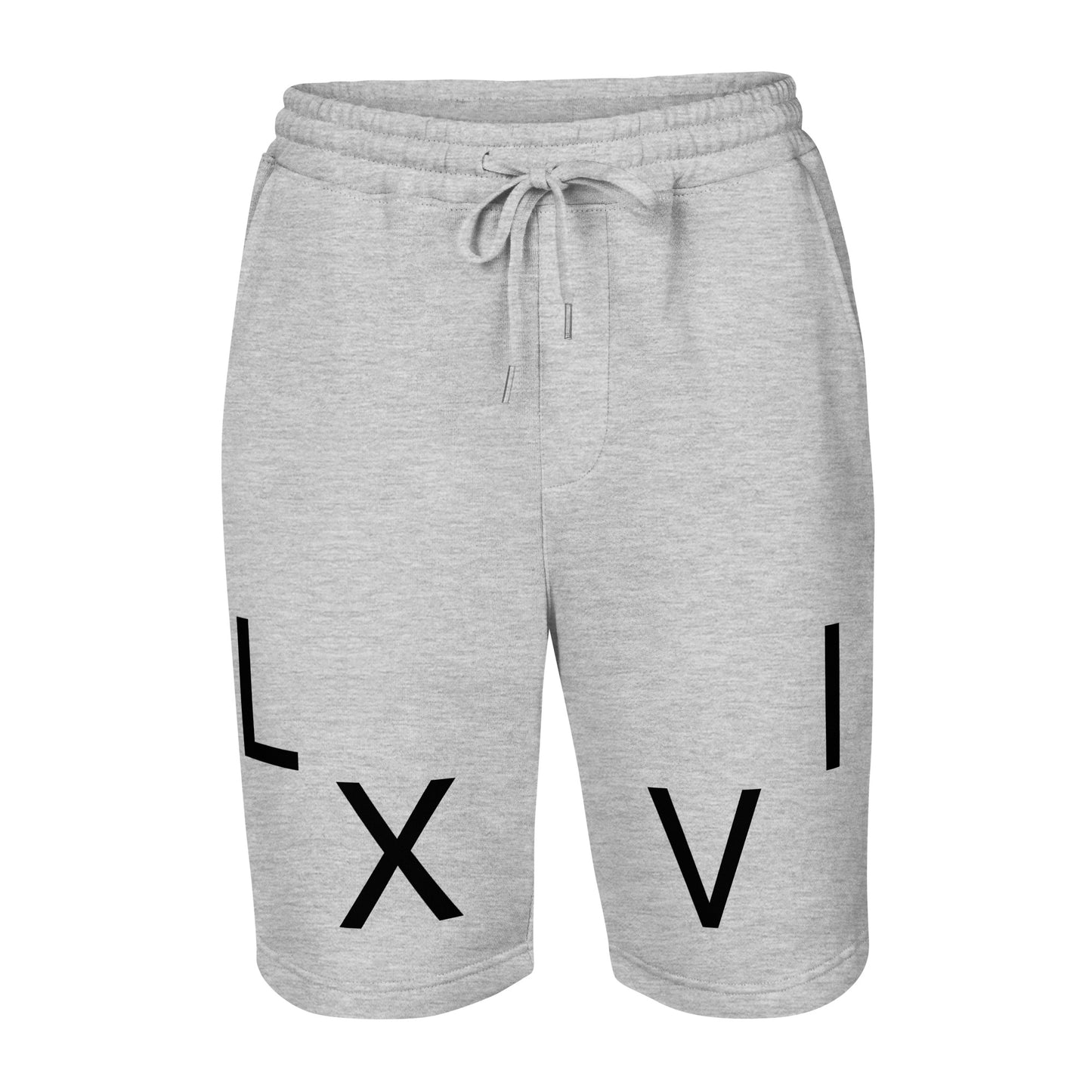 “Black+Grey” Guy’s L X V I Fleece Shorts