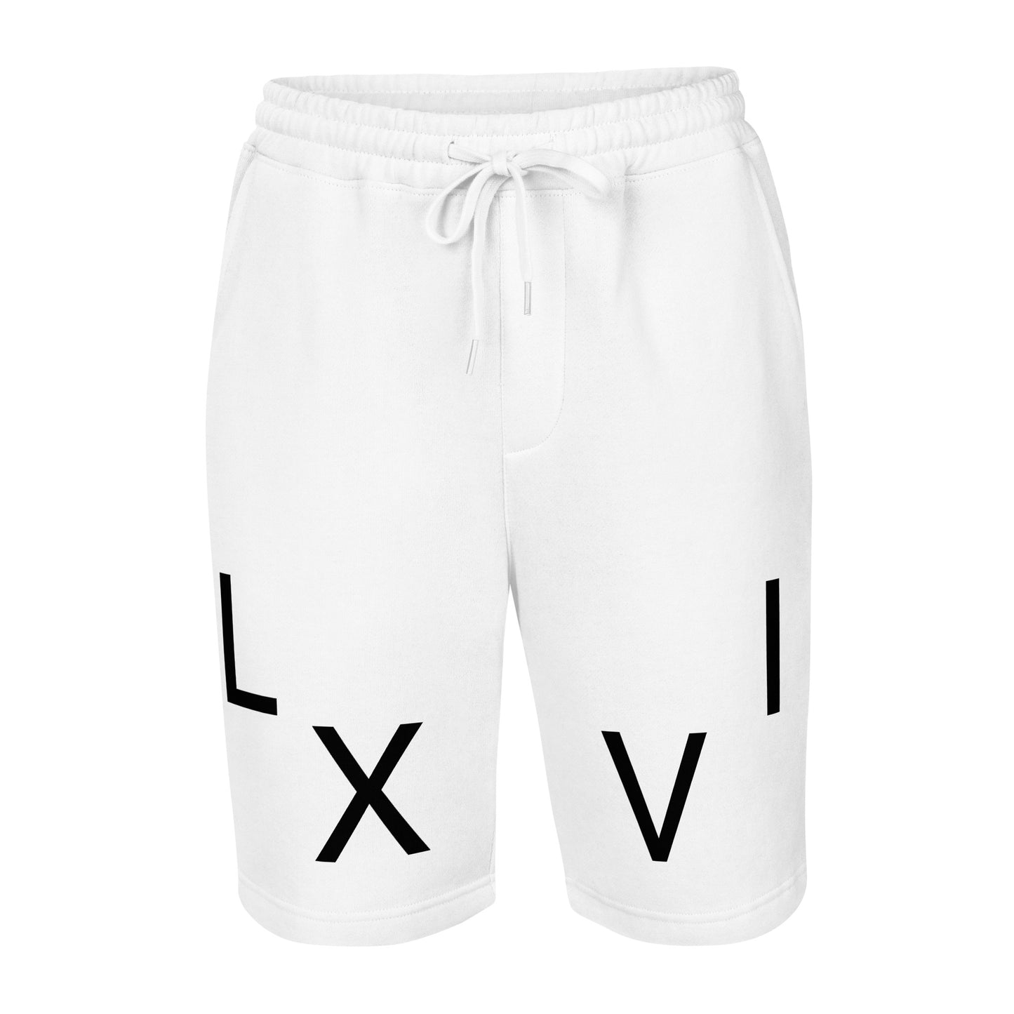 “Black+Grey” Guy’s L X V I Fleece Shorts