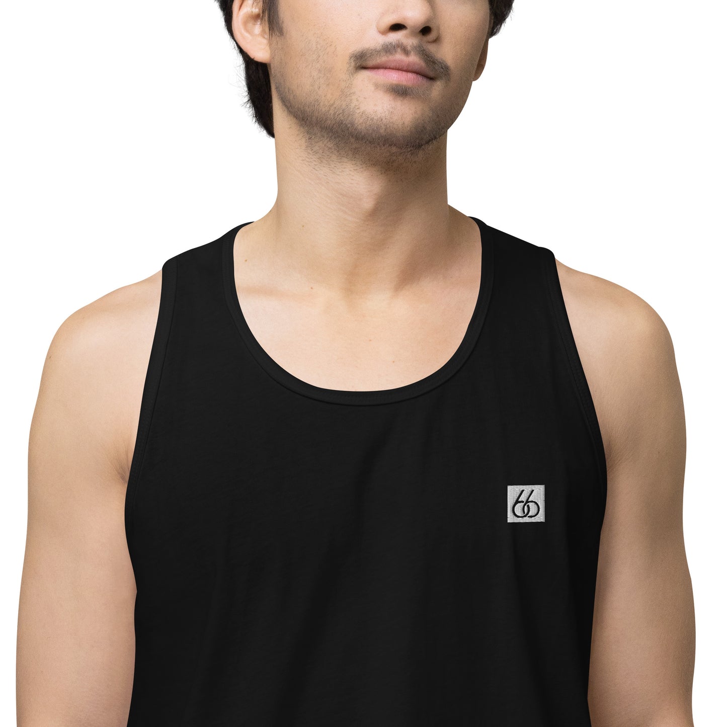 Guy’s Premium Embroidered L X V I Tank Top