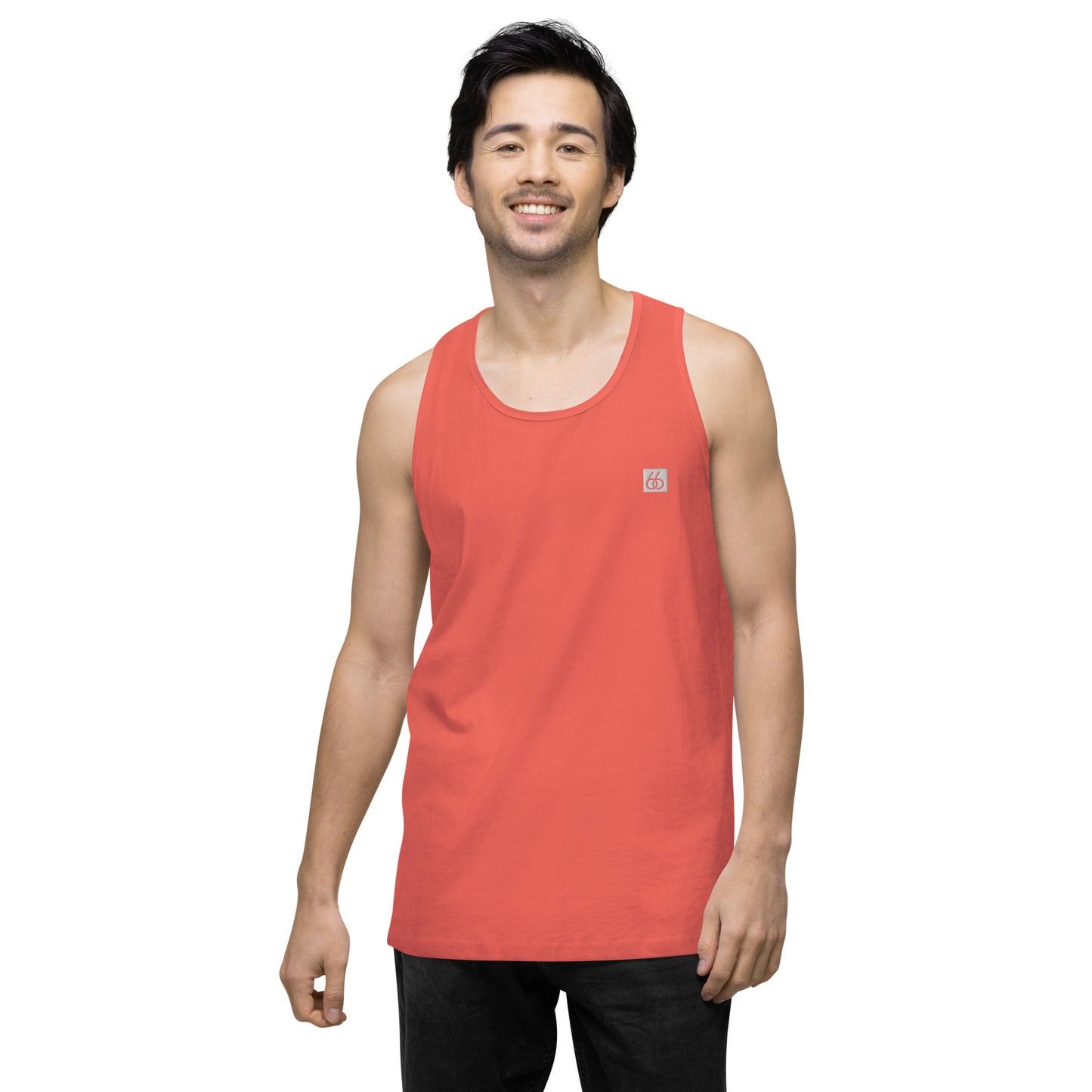 Guy’s Premium Embroidered L X V I Tank Top