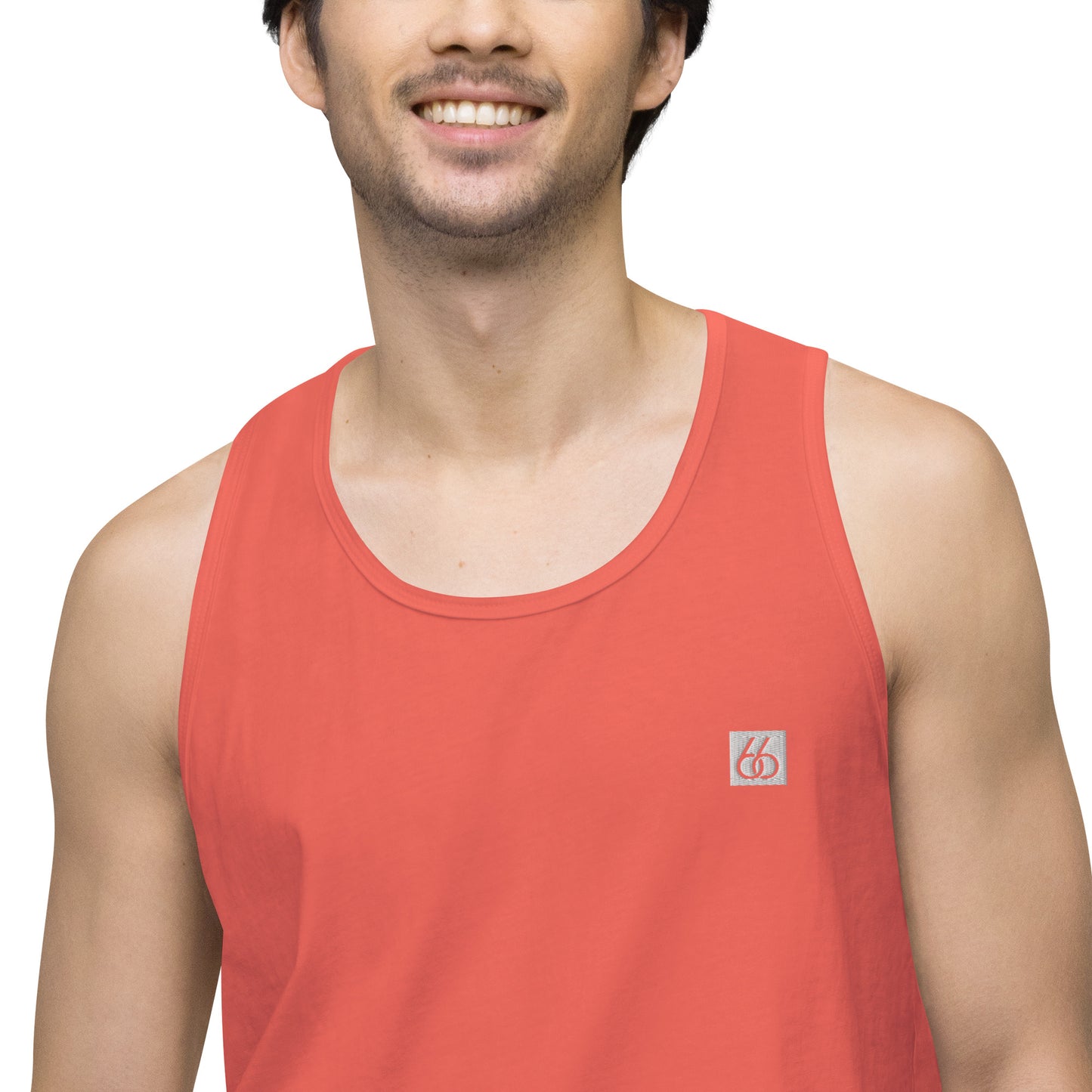 Guy’s Premium Embroidered L X V I Tank Top