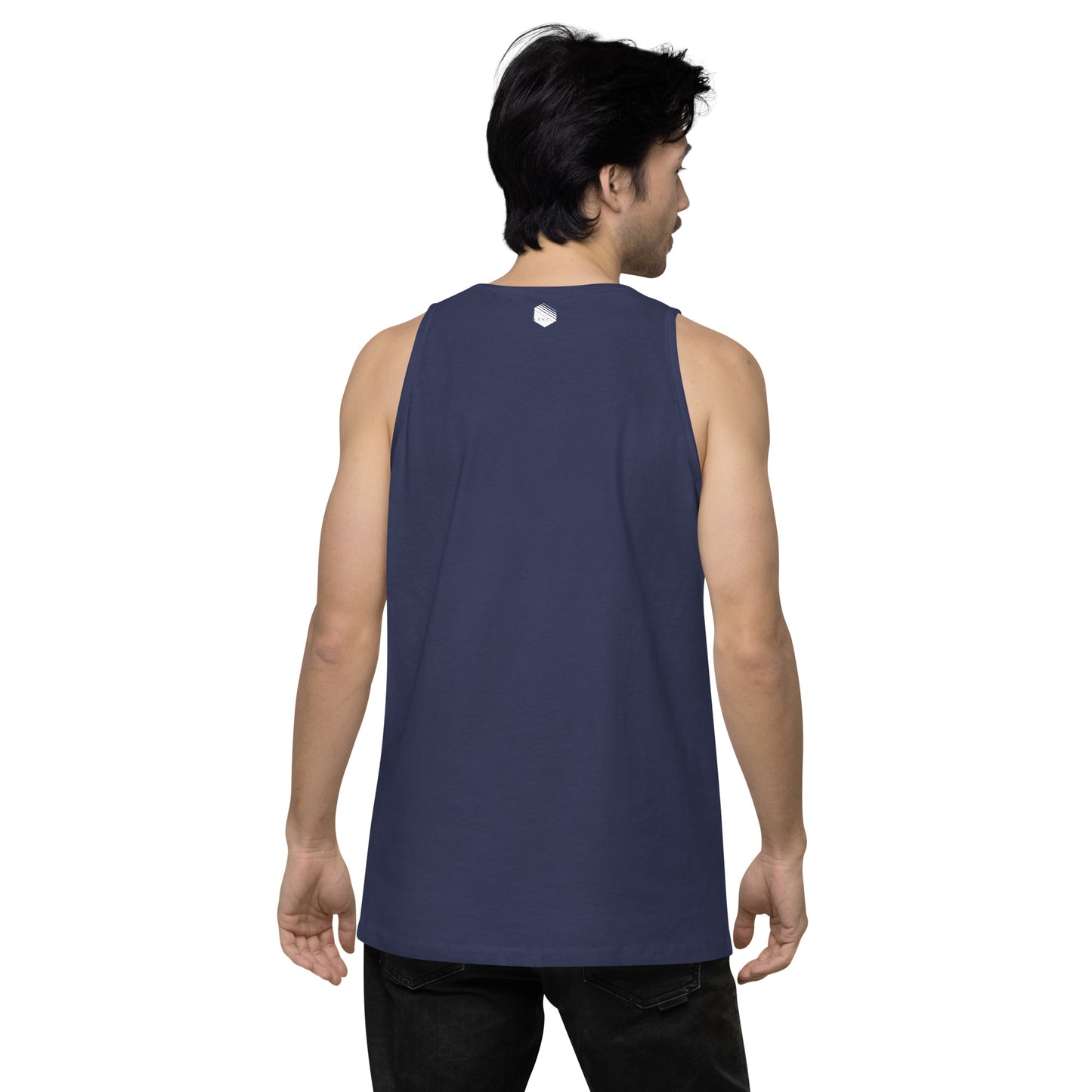 Guy’s Premium Embroidered L X V I Tank Top