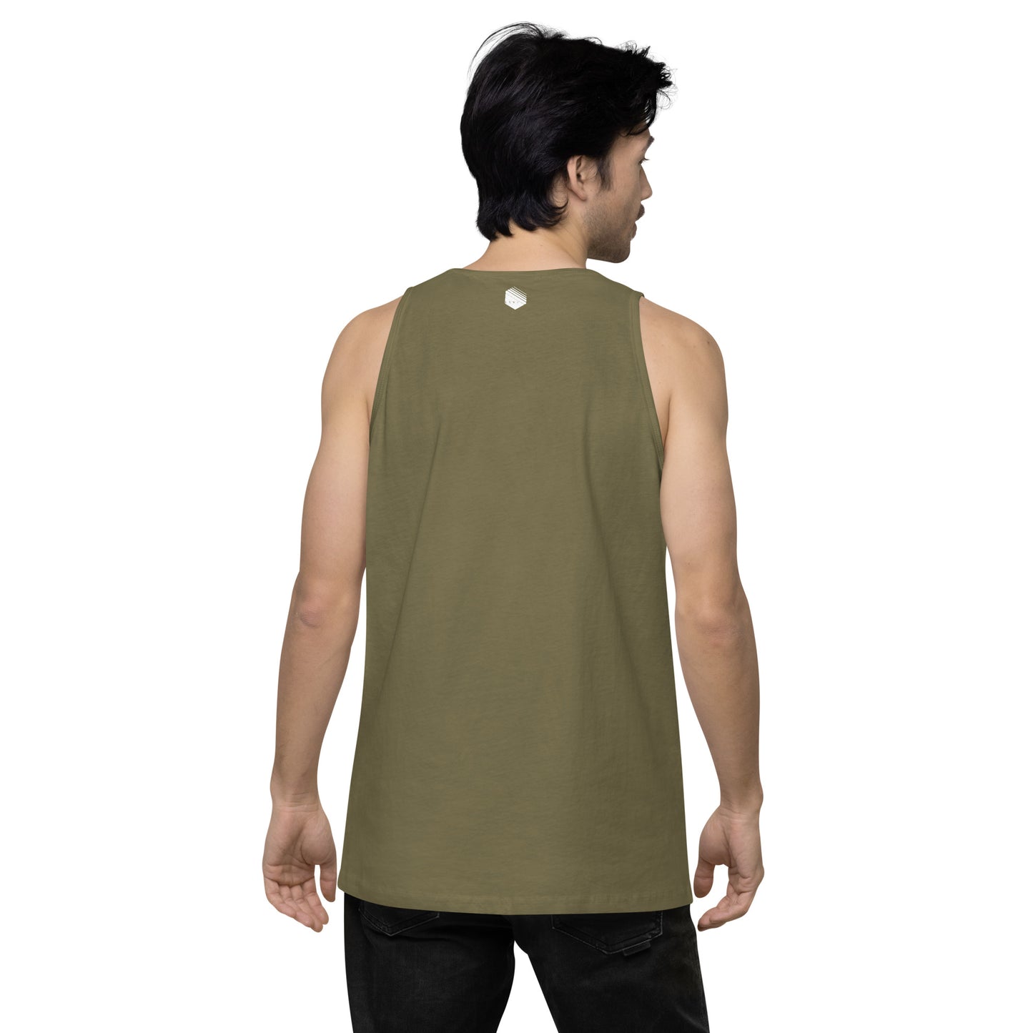 Guy’s Premium Embroidered L X V I Tank Top