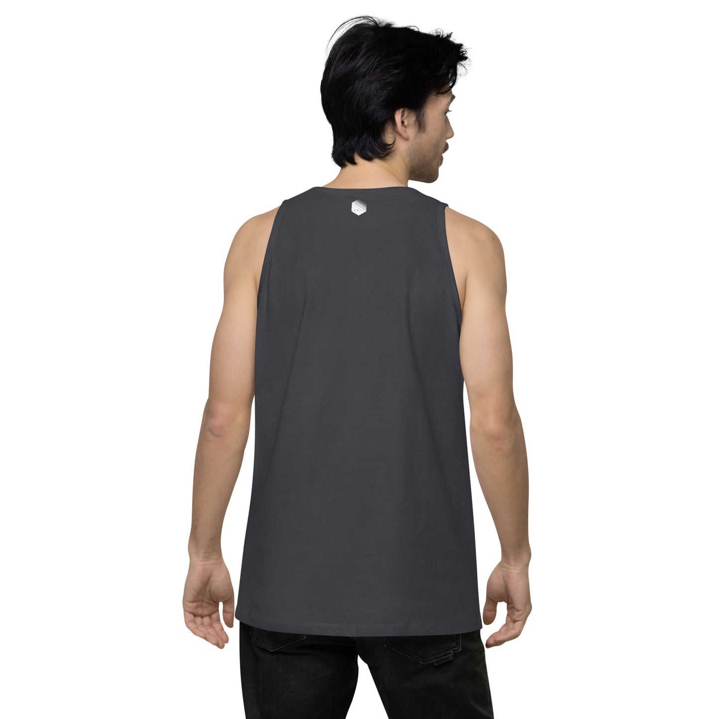 Guy’s Premium Embroidered L X V I Tank Top