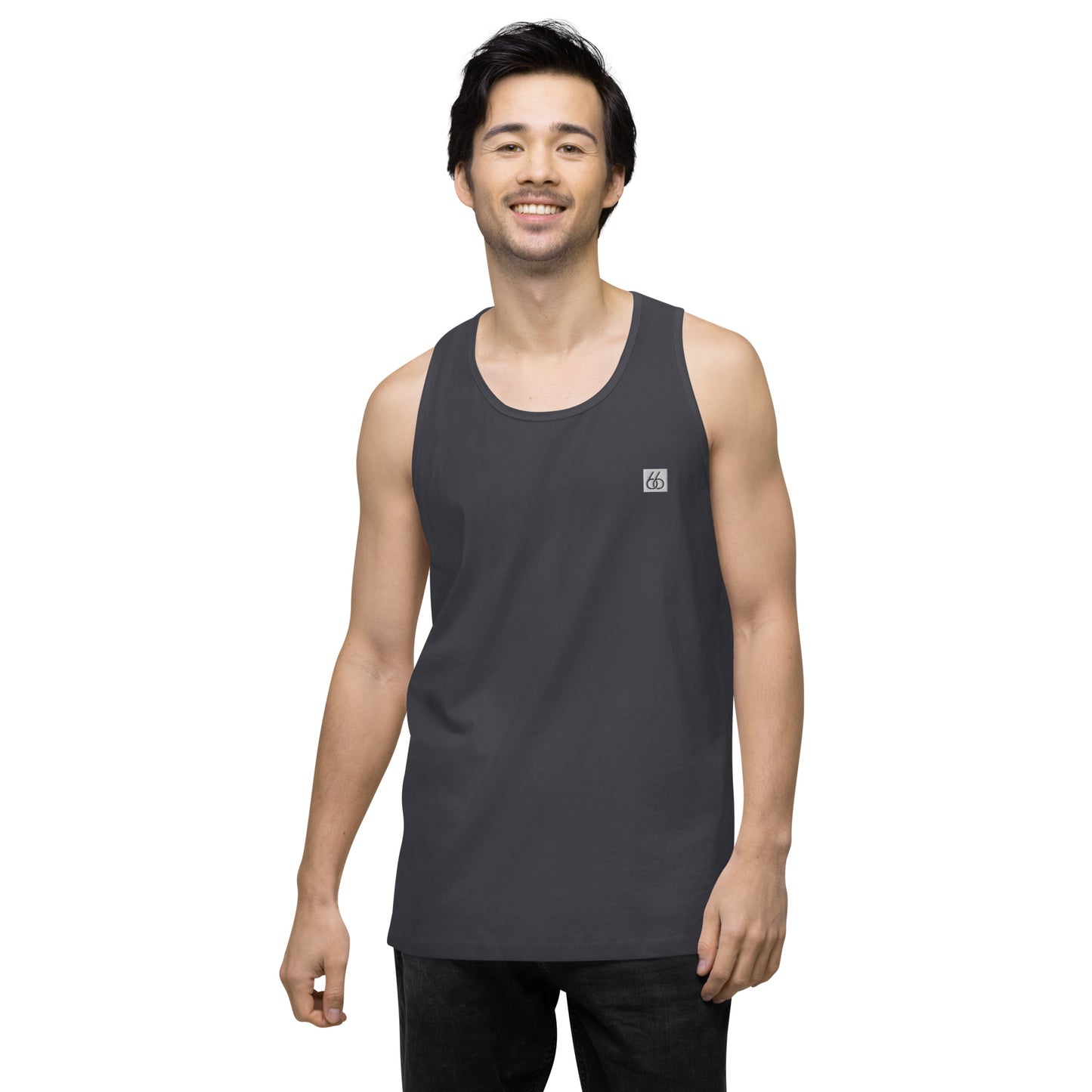 Guy’s Premium Embroidered L X V I Tank Top