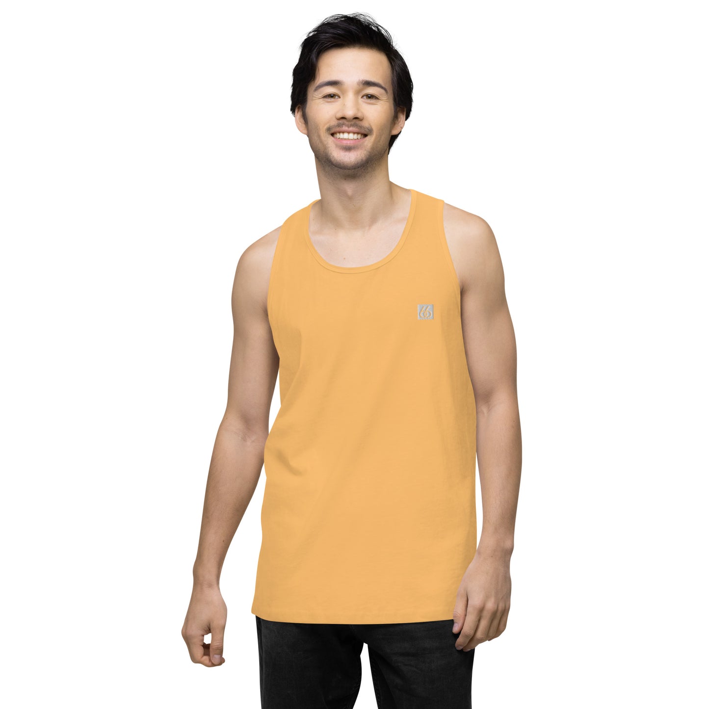 Guy’s Premium Embroidered L X V I Tank Top