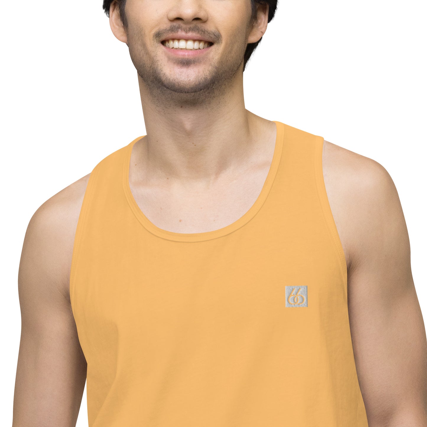 Guy’s Premium Embroidered L X V I Tank Top