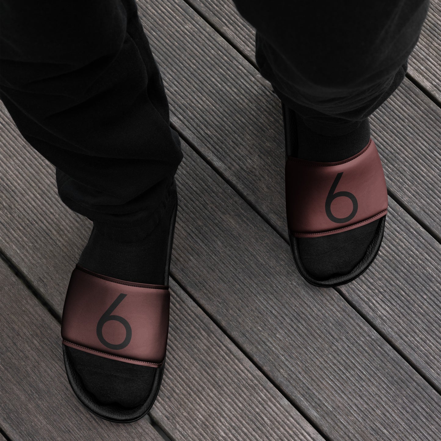 “Earth Red 66” Men’s slides