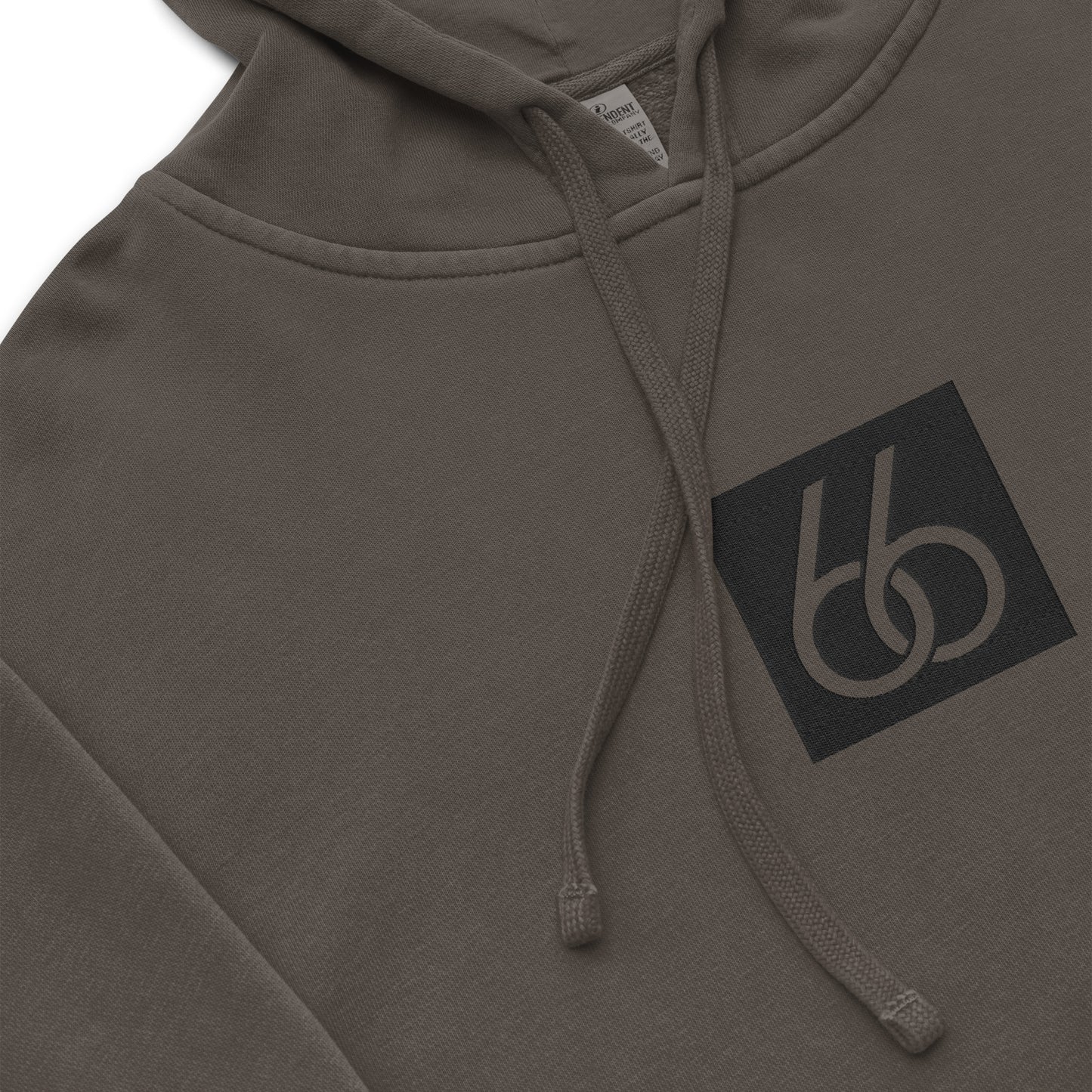 Embroidered “Black 66 Logo” Washed-Out Hoodie Sweatshirt (unisex)