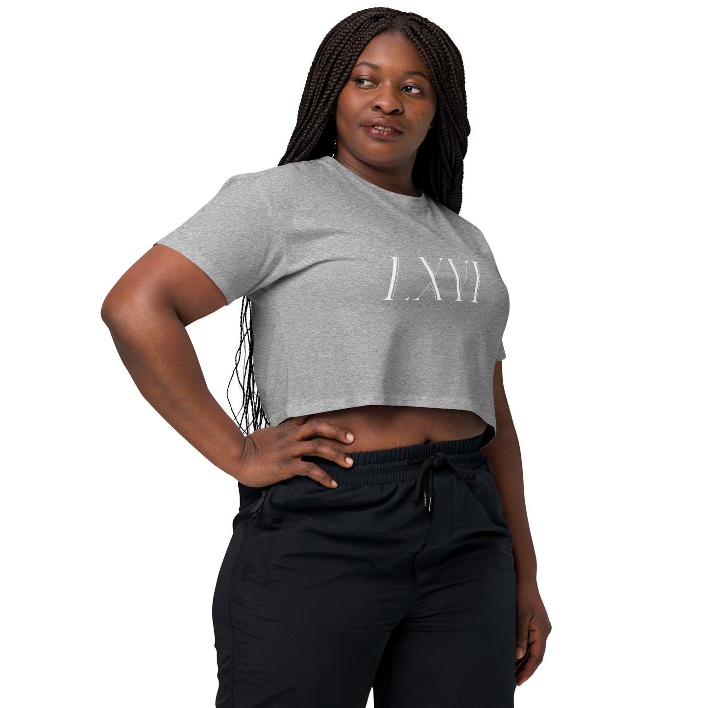 Women’s L X V I Crop-Top T-Shirt