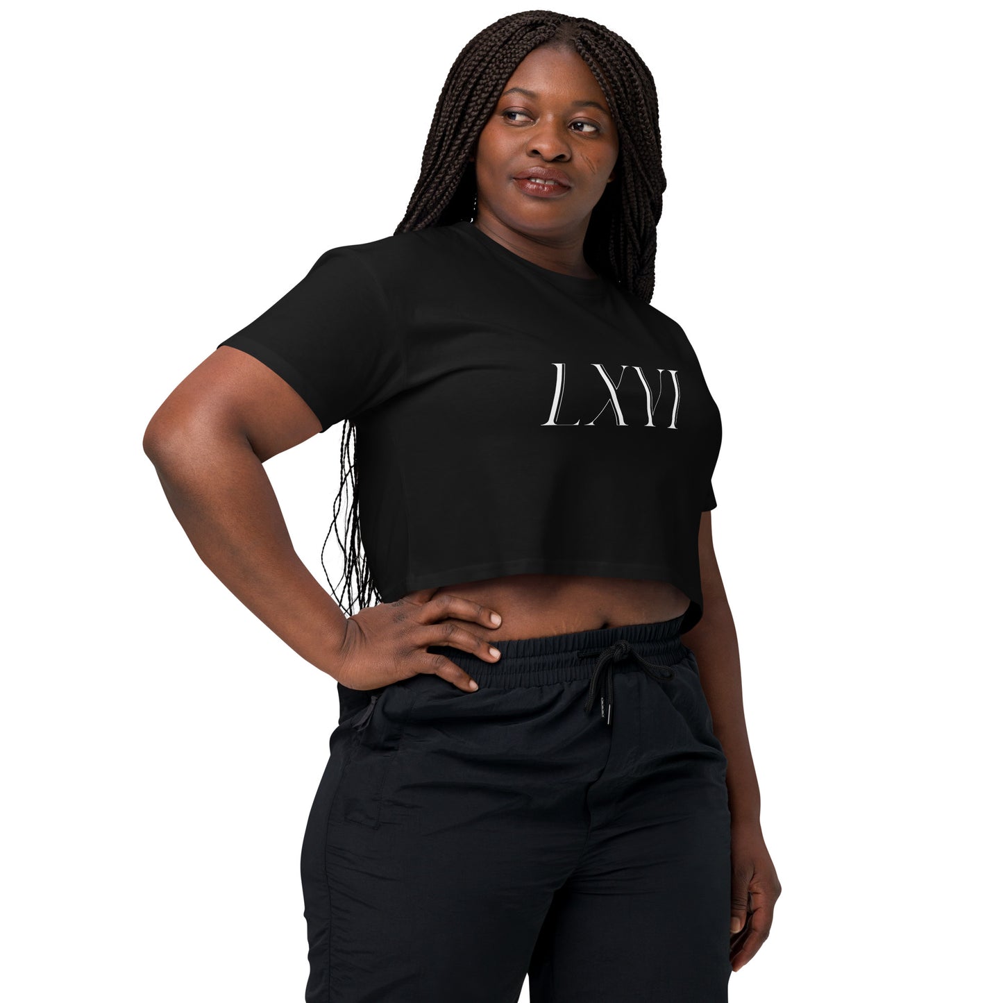 Women’s L X V I Crop-Top T-Shirt