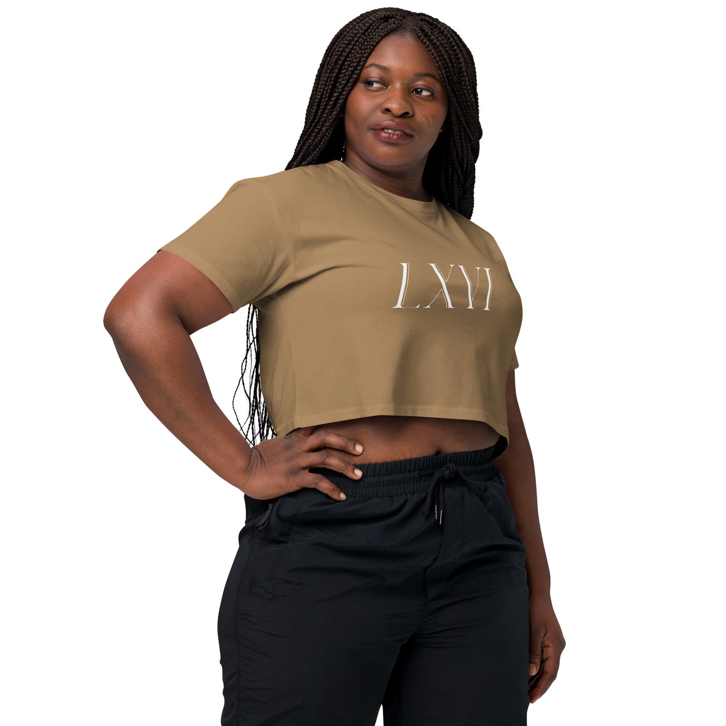 Women’s L X V I Crop-Top T-Shirt