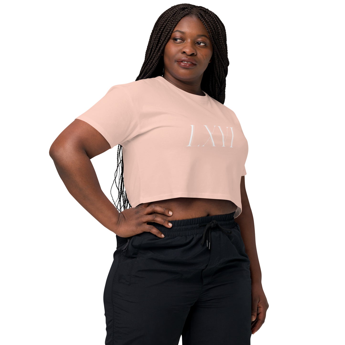 Women’s L X V I Crop-Top T-Shirt