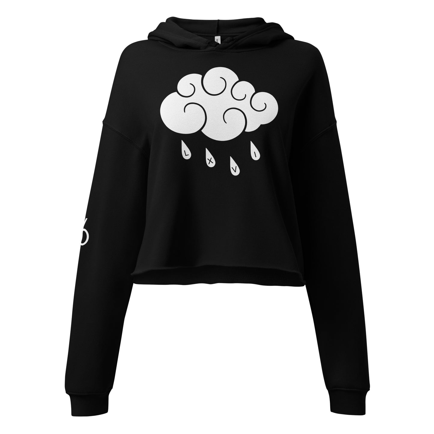 Women’s L X V I Crop Hoodie Sweatshirt