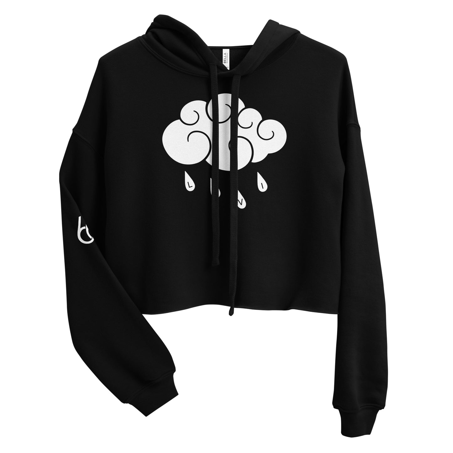 Women’s L X V I Crop Hoodie Sweatshirt