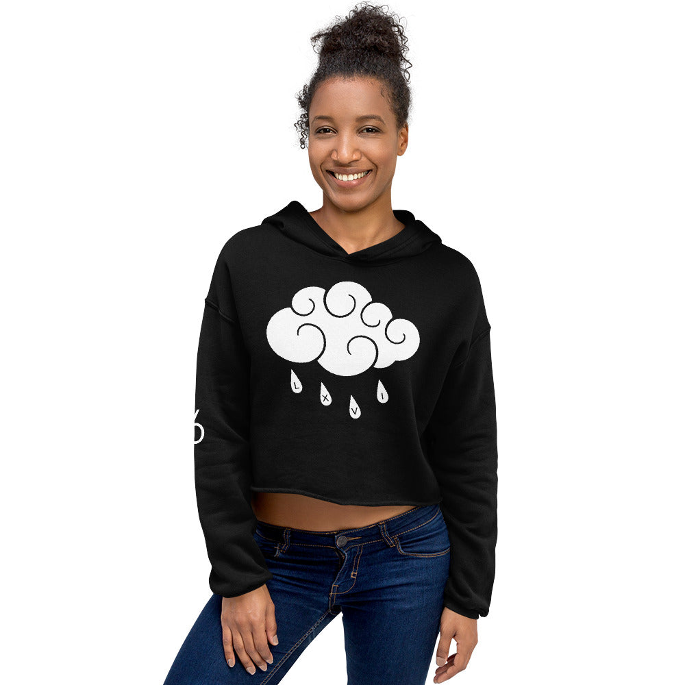 Women’s L X V I Crop Hoodie Sweatshirt