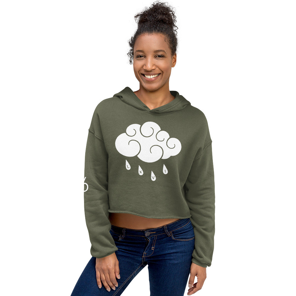 Women’s L X V I Crop Hoodie Sweatshirt