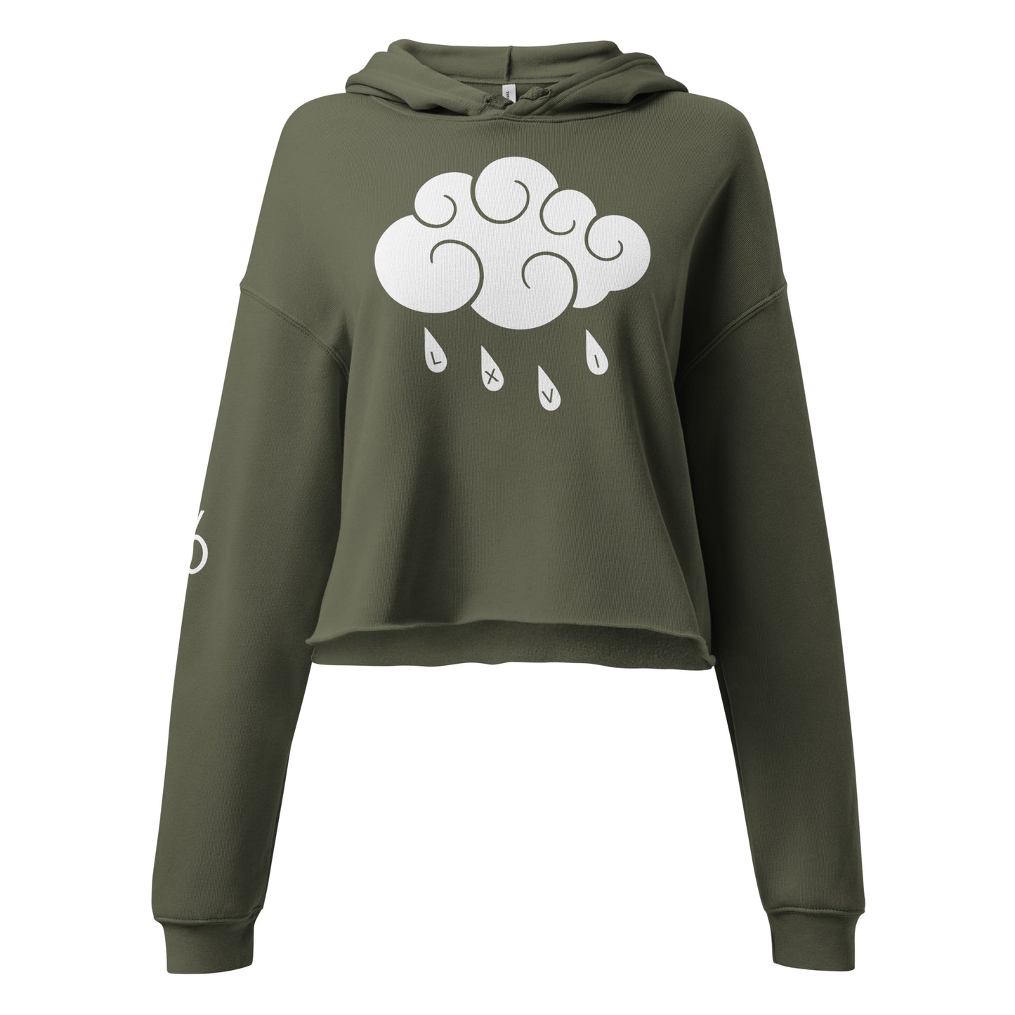 Women’s L X V I Crop Hoodie Sweatshirt