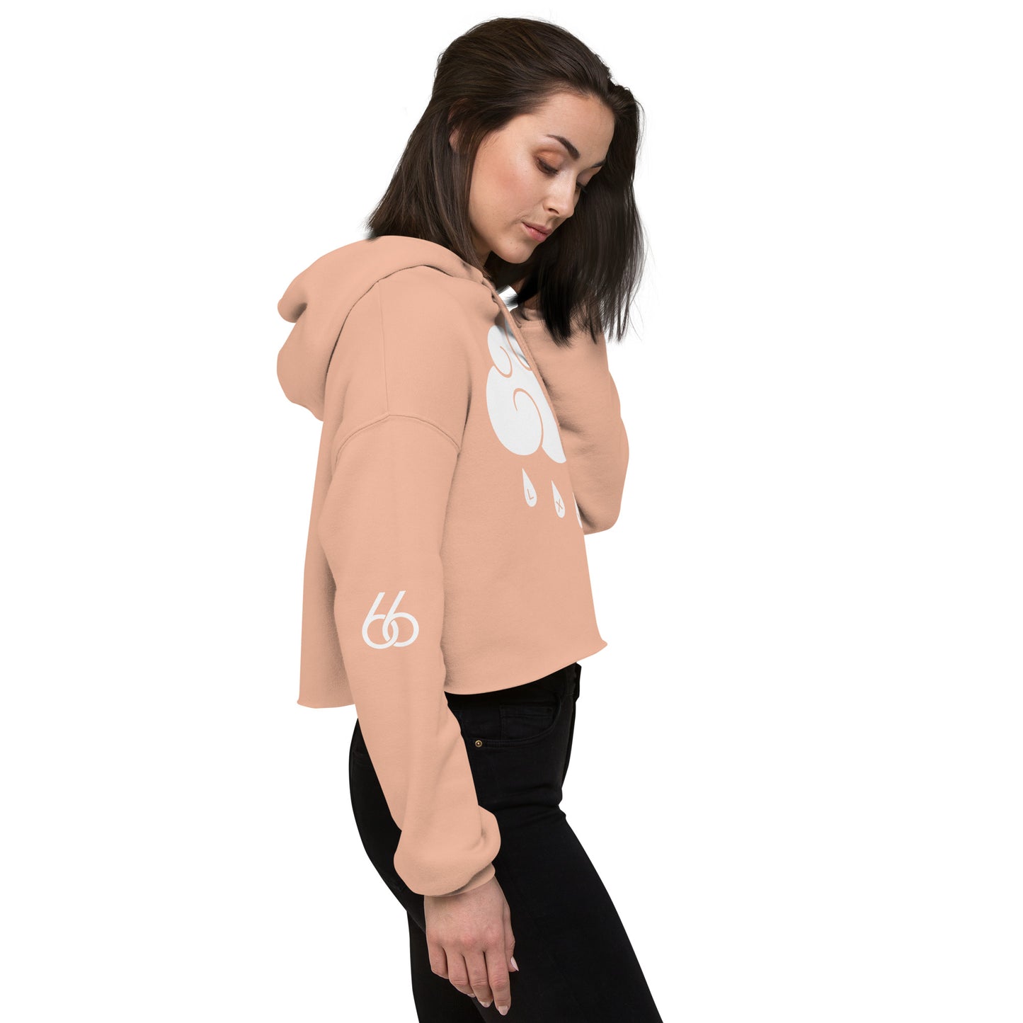 Women’s L X V I Crop Hoodie Sweatshirt